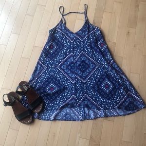 Mimi Chica Blue Swing Cami Dress